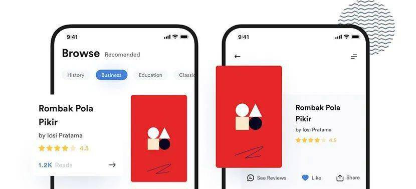 阅读类UI界面设计思维和UI界面视觉设计五要素